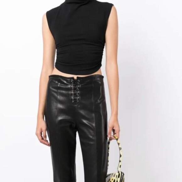 Reformation Lindy stretch-cotton top - Picture 1 of 4
